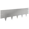 vidaXL Zāliena Apmale 20 pcs 100 x 30 cm Tērauds Sudraba