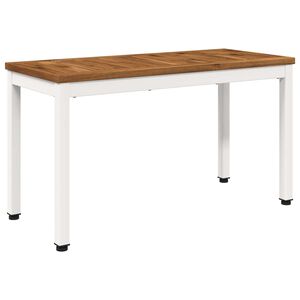 vidaXL Dārza sols 80,5 x 35 x 45 cm Cietā akācijas koks Taisnstūra