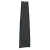 vidaXL dārza lietussarga pārvalks, melns, 190x50/30 cm, 420D Oxford