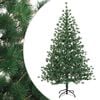 vidaXL Mākslīgā Saliekamā Ziemassvētku Egle 150 cm PVC un metāls Zaļa