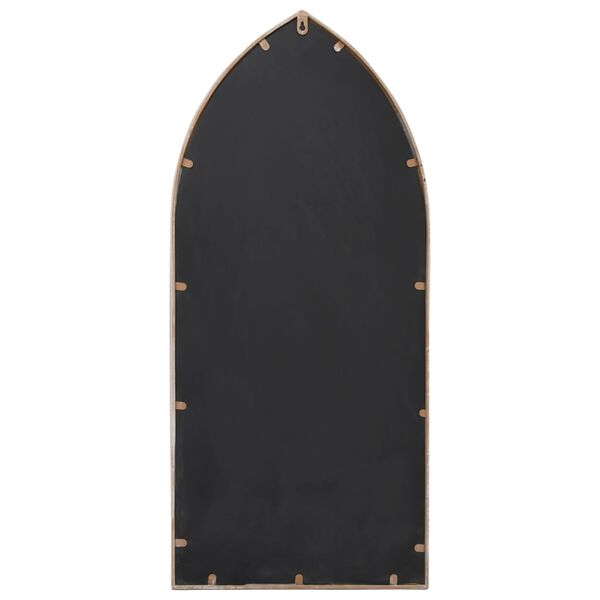 vidaXL spogulis, smilškrāsa, 100x45 cm, dzelzs, izmantošanai telpās