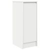 vidaXL kumode, balta, 29,5x34x76 cm, inženierijas koks
