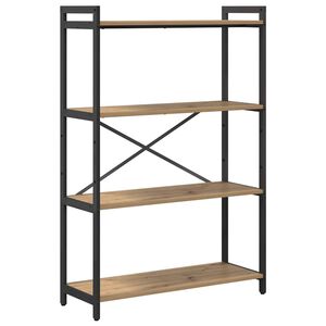 vidaXL Grāmatu plaukts 80 x 30 x 120 cm Inženierijas koks