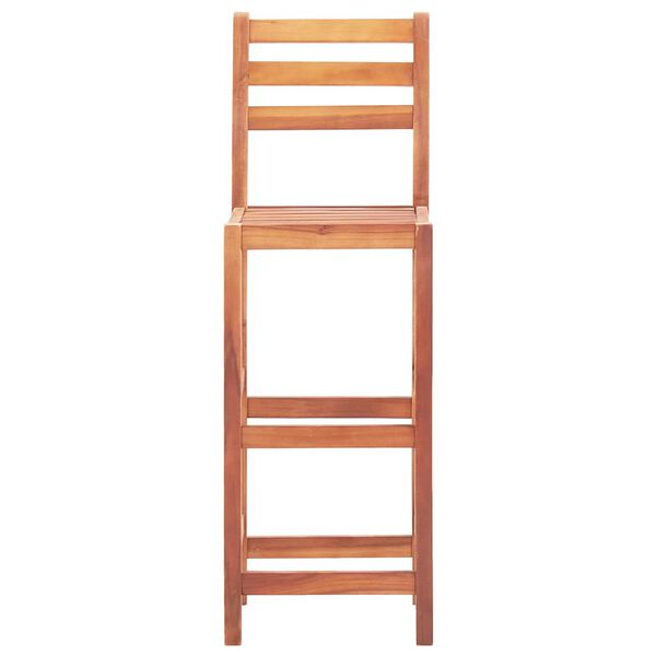 vidaXL bāra krēsli, 2 gab., akācijas masīvkoks