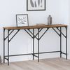 vidaXL Konsoles galds Vecs koks 140 x 29 x 75 cm Inženierijas koks