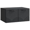 vidaXL Sienā piestiprināms TV skapis Melns 59,5 x 41 x 30 cm