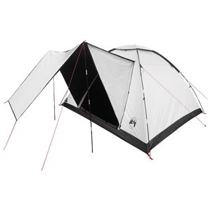 vidaXL Kempinga telts Gaismas necaurladējo&scaron;s balts 335 x 275 x 180 cm
