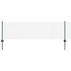 vidaXL Metināts žogs ar stabiem 50 x 0,6 m PVC pārklāts tērauds Zaļa