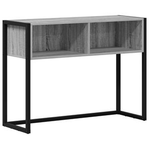 vidaXL Papildu galdiņ&scaron; Pelēks Sonoma 100 x 36 x 75 cm