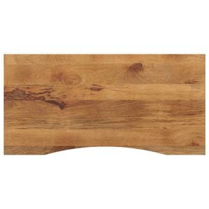 vidaXL galda virsma ar izliekumu, 140x60x2,5 cm, mango masīvkoks