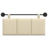 vidaXL Karājo&scaron;s galvgalis Krēmkrāsa 110 x 55 x 5 cm audums