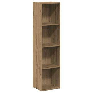 vidaXL grāmatu skapis Artisan Oak 36x30x143 cm Engineered Wood