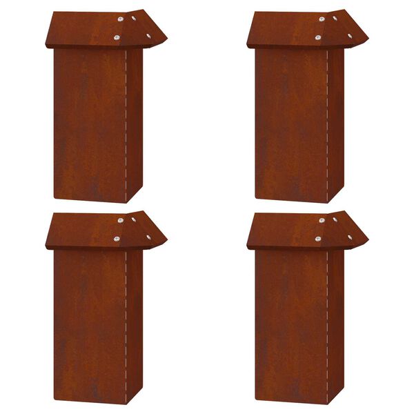 vidaXL Gliemežu sētas 20 pcs Rūsa Novecināts tērauds