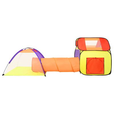 vidaXL rotaļu telts, krāsaina, 338x123x111 cm