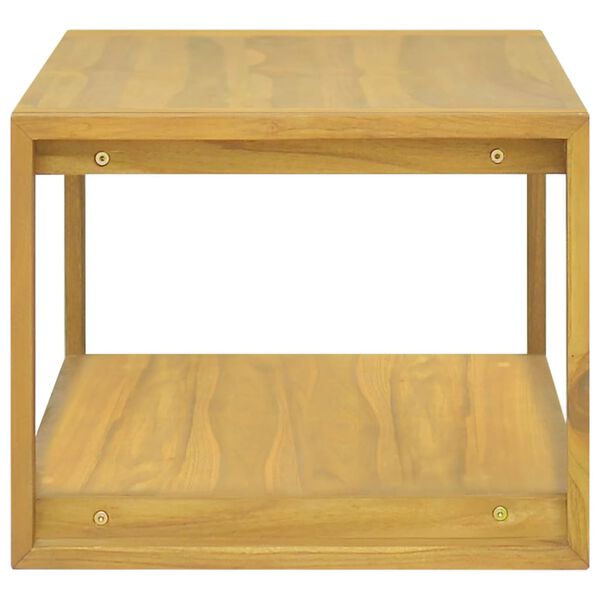 vidaXL vannasistabas sienas plaukts, 110x45x35 cm, masīvs tīkkoks