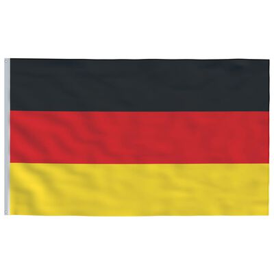 vidaXL Vācijas karogs un karoga masts, alumīnijs, 6,2 m