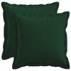 vidaXL Spilvenu pārvalks 2 pcs HOUTEN Tum&scaron;i zaļ&scaron; 35 x 35 cm