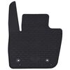 vidaXL Auto paklājs 4 pcs Melna derīgas Ford MONDEO 2014- gadam Gumija