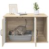 vidaXL Kaķu māja Sonoma 85 x 55 x 50 cm Inženierijas koks