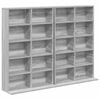 vidaXL CD skapis 2 gab. Pelēks Sonoma 65 x 23,5 x 97,5 cm