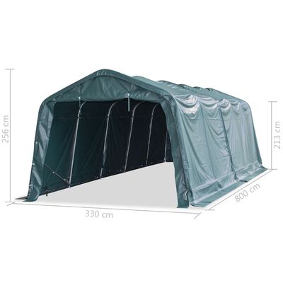 vidaXL telts rāmis, tērauds, 3,3x8 m