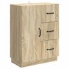 vidaXL Puse Sonomas ozols 66 x 34,5 x 87 cm Inženierijas koks