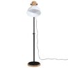 vidaXL grīdas lampa, 25 W, balta, 30x30x100-150 cm, E27