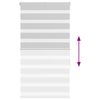 vidaXL žalūzijas zebra 90x150 cm auduma platums 85,9 cm poliesters