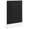 vidaXL Trauku ma&scaron;īnas panelis Kalmar Melns ozolkoks 45 x 1,5 x 57 cm