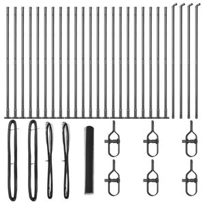 vidaXL Žoga āķis Pelēka