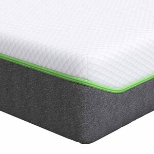 vidaXL Matracis Vidēji mīksts 80 x 160 cm Balts un pelēks