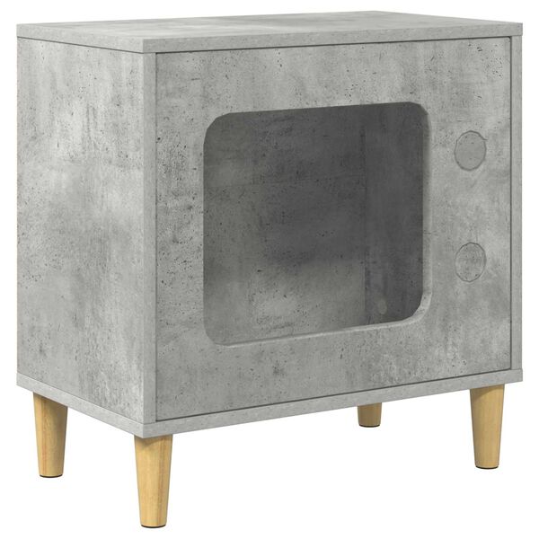 vidaXL Kaķu māja Betons 51 x 30 x 52 cm Inženierijas koks