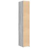vidaXL augstais skapītis, pelēks, 30x42,5x185 cm, inženierijas koks
