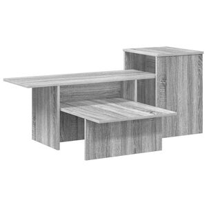 vidaXL Konsoles galds Pelēks Sonoma 91,5 x 35 x 38,5 cm