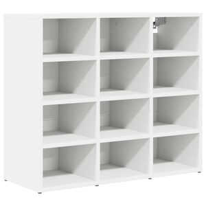 vidaXL Apavu skapis 77,5 x 30 x 67 cm Inženierijas koks Balts