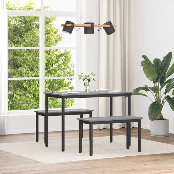 vidaXL sols Pelēks Sonoma 80 x 35 x 45 cm Inženierijas koks