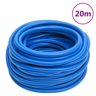 vidaXL gaisa šļūtene, zila, 0,6", 20 m, PVC