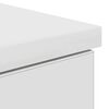 vidaXL rakstāmgalds, balts, 86x49x76 cm, skaidu plāksne
