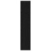 vidaXL Apavu skapis Melns ozolkoks 60 x 18 x 90 cm Inženierijas koks