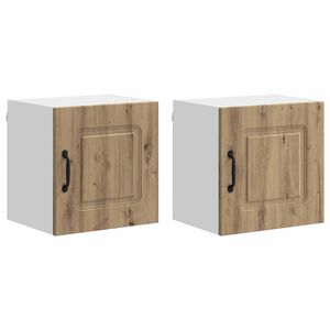 vidaXL Trauku ma&scaron;īnas panelis Kalmar 2 pcs Artisānā ozols