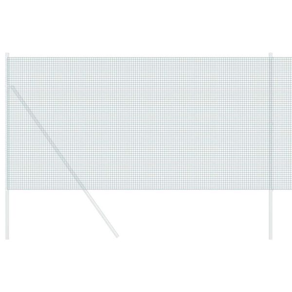 vidaXL Metinātās stieples žogs Zaļa 1 x 50 m