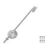 vidaXL Vāka atbalsta eņģe 12 gab. Sudraba 194 x 36 x 18 mm Dzelzs