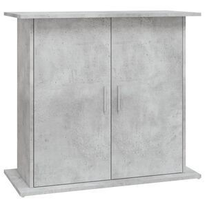 vidaXL akvārija statīvs, betona pelēks, 81x36x73 cm, inženierkoks