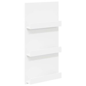 vidaXL Žurnālu statīvs Balts 51 x 11 x 102 cm Inženierijas koks