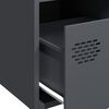 vidaXL kumode, antracītpelēka, 68x39x73,5 cm, auksti velmēts tērauds
