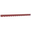 vidaXL markīzes volāna auduma nomaiņas audums, bordo svītras, 3,5 m