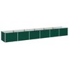 vidaXL Paaugstināta dārza gulta Zaļa 480 x 80 x 55 cm