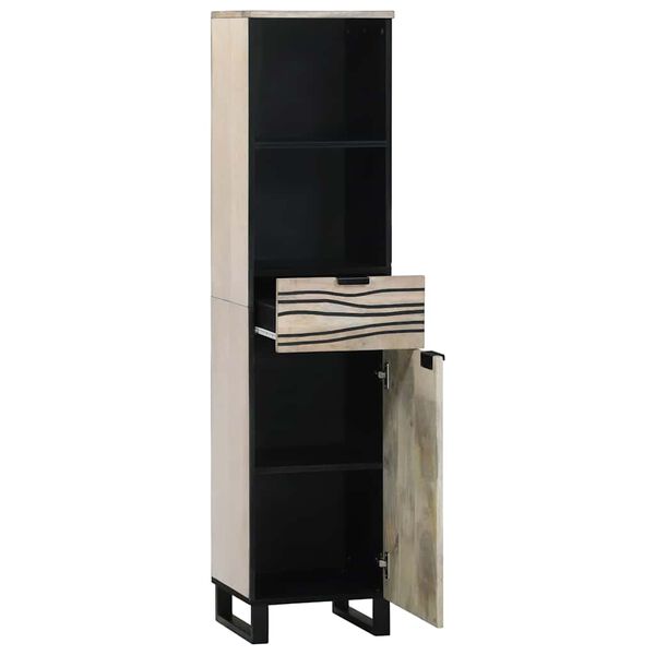 vidaXL Vannas istabas izlietnes skapītis Balts 38 x 33 x 160 cm