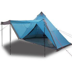 vidaXL ģimenes telts, tipi, 8 personām, zila, ūdensnecaurlaidīga