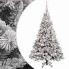 vidaXL Mākslīgā Ziemassvētku egle ar bumbiņu 120 cm 150 LED
